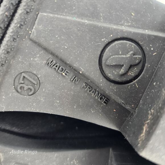 Aigle MS Juliette Bot Short Rain Boots Black Rubber Women’s EU 37 / US 6.5–7 - Picture 12 of 13